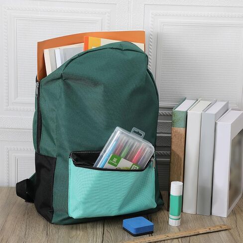 amylove 12 جهاز كمبيوتر شخصي كلاسيكي عارضة Daypack حقائب الظهر بكميات كبيرة خفيفة الوزن درجتين من الألوان حقيبة مدرسية متنوعة الألوان مع الأشرطة مبطن قابل للتعديل للأطفال الفتيان الفتيات السفر بلا مأوى، 12 × 17 × 6 بوصة in Saudi Arabia