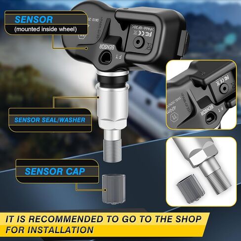 ACLONG TPMS Tire Pressure Sensor fit for Toyota Camry Prius Corolla RAV4 Highlander Avalon Yaris Hilux Land Cruiser, 315MHz Tire Pressure Monitoring System Replacement 4260706020 4260730060-1PC in Saudi Arabia