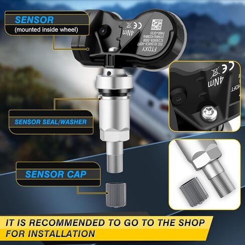 ACLONG TPMS Tire Pressure Sensor fit for Toyota Camry Prius Corolla RAV4 Highlander Avalon Yaris Hilux Land Cruiser, 315MHz Tire Pressure Monitoring System Replacement 4260706020 4260730060-1PC in Kuwait