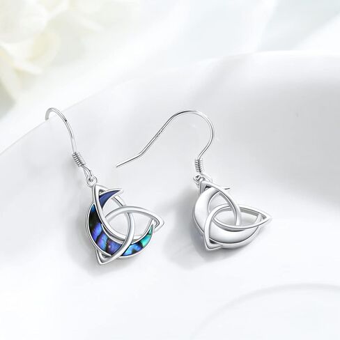 Generic Hypoallergenic Cat Earrings for Girls Women 925 Sterling Silver Cute Animal Kitten Dangle Drop Earring Cat Jewelry Gifts in Saudi Arabia