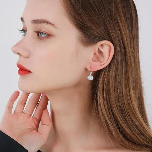 Generic هيبوالرجينيك القط أقراط للفتيات النساء 925 فضة لطيف الحيوان هريرة استرخى انخفاض القرط القط مجوهرات هدايا in Kuwait