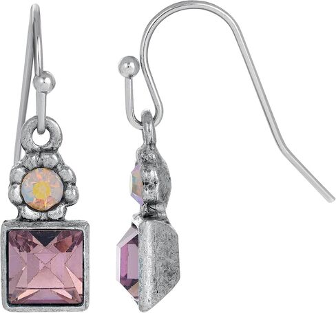 1928 Jewelry Colored Square Drop Earrings in Saudi Arabia
