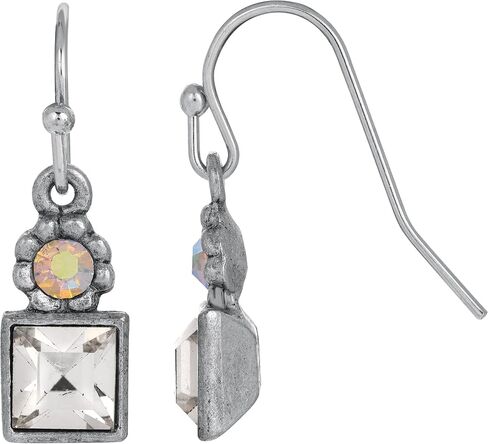 1928 Jewelry Colored Square Drop Earrings in Saudi Arabia