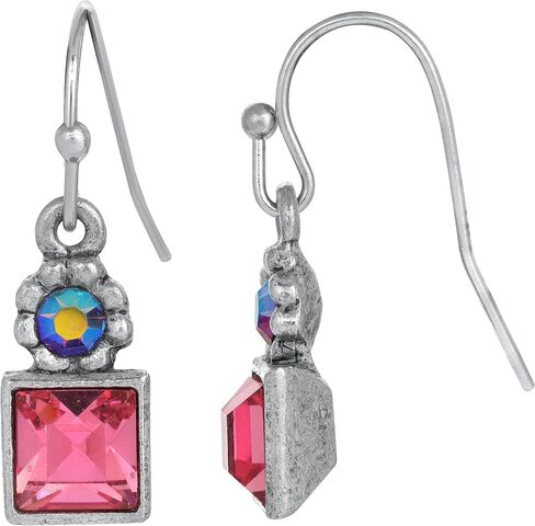 1928 Jewelry Colored Square Drop Earrings in Saudi Arabia