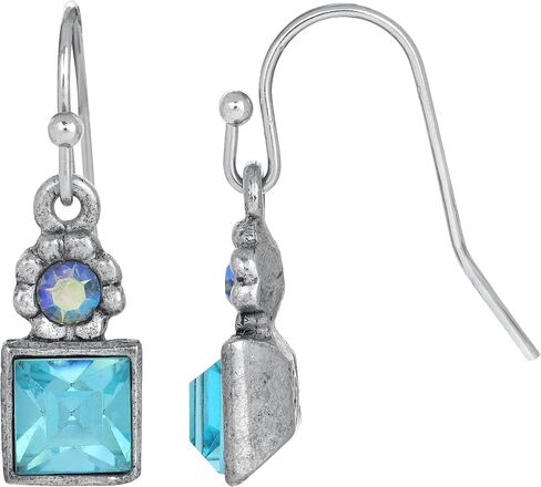 1928 Jewelry Colored Square Drop Earrings in Saudi Arabia
