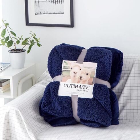 Blanket, Knitted Blanket, Warm, Fluffy Blanket, Large, Cute, Knee Blanket (Pattern 15, Single, 200 * 230cm) in Kuwait