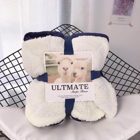 Blanket, Knitted Blanket, Warm, Fluffy Blanket, Large, Cute, Knee Blanket (Pattern 15, Single, 200 * 230cm) in Kuwait