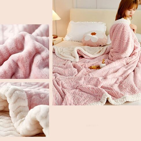 Blanket 150 * 200cm Single Winter Stylish Double Flannel Large Microfiber (Pattern 10 Single, 180 * 200cm) in Kuwait
