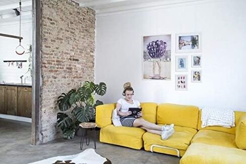 مجموعة STAS ClipRail Picture System Set - تغطي 9.84 قدمًا من مساحة الجدار - مجموعة معرض الصور والفنون الأساسية (Rails White ، تشمل 6 خطافات و 4 حبال) in Kuwait