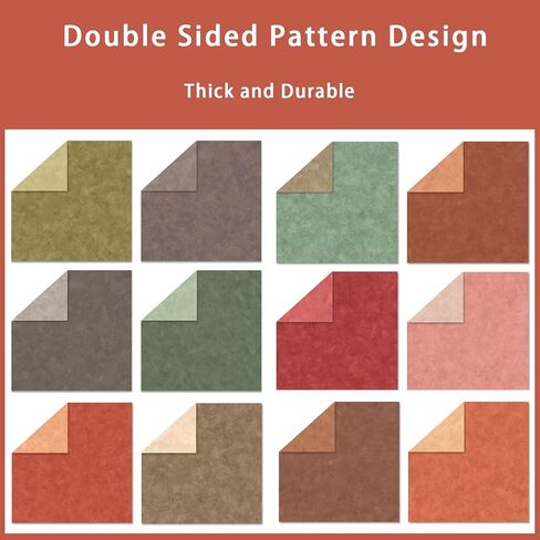 12x12 Double-Sided Scrapbook Paper Set , 24 Sheets/ 24 Designs Bohemian Patterned Craft Paper DIY Decorative Background Card for Card Making Journaling Origami Decopage in Saudi Arabia