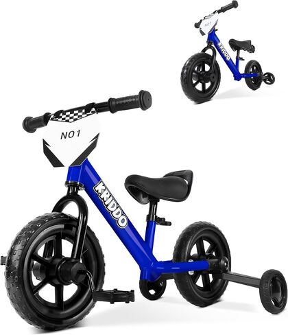 KRIDDO 2-in-1 Tricycle and Balance Bike for 2 Year Old with Training Wheels in Saudi Arabia