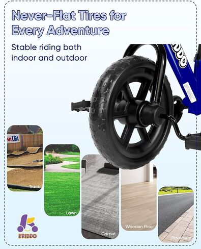KRIDDO 2-in-1 Tricycle and Balance Bike for 2 Year Old with Training Wheels in Saudi Arabia