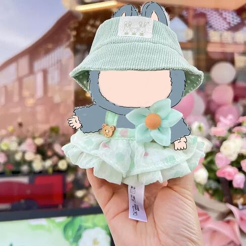 17cm Doll Clothes Set, Sweet Dress Outfit Set for 6.7inch Doll Suit, Fashion Chic & Accessories for Doll 1st/2nd/3rd in Saudi Arabia