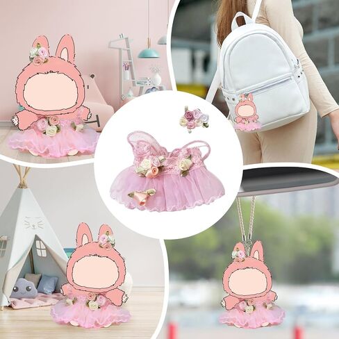 17cm Doll Clothes Set, Sweet Dress Outfit Set for 6.7inch Doll Suit, Fashion Chic & Accessories for Doll 1st/2nd/3rd in Saudi Arabia