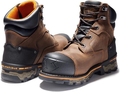 Timberland PRO Men's Boondock 6 Inch Composite Safety Toe Waterproof Industrial Work Boot, Brown-2024 New, 9.5 in Saudi Arabia