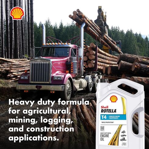 Shell Rotella T4 Triple Protection Conventional 15W-40 Diesel Engine Oil (1-Gallon, Single Pack) in Kuwait