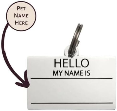 Personalized 'Rose - Silver & Red' Pet ID Tag & Collar Charm - Custom Engraved Dog Tags for Pets - Luxury Brass, Gold Plating in Saudi Arabia