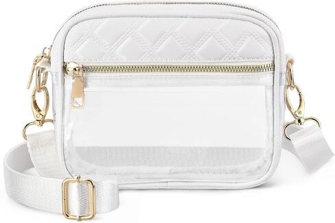 HULISEN Clear Bag for Stadium Events, Clear Purses for Women Stadium Crossbody, Small Clear Bags for Concerts, Festival in Kuwait