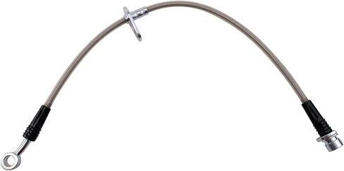 TRQ Stainless Steel Performance Front Brake Hose Compatible with 2000-2006 Cadillac 1999-2007 Chevrolet 1999-2007 GMC in Saudi Arabia