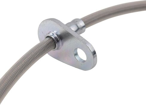 TRQ Stainless Steel Performance Front Brake Hose Compatible with 2000-2006 Cadillac 1999-2007 Chevrolet 1999-2007 GMC in Saudi Arabia