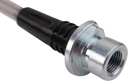 TRQ Stainless Steel Performance Front Brake Hose Compatible with 2000-2006 Cadillac 1999-2007 Chevrolet 1999-2007 GMC in Saudi Arabia