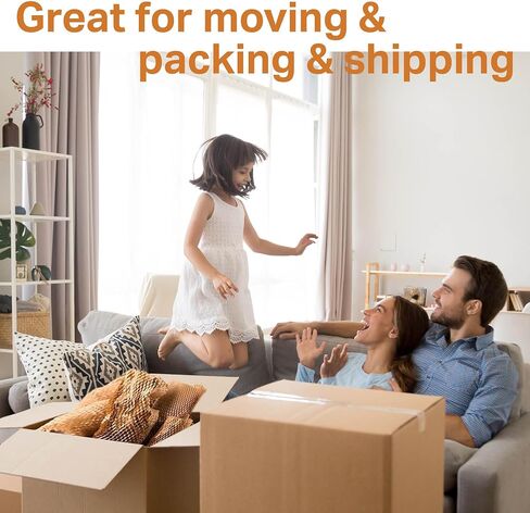 Honeycomb Packing Paper Roll - 15" x 328 ft, Eco-Friendly Kraft Cushion Wrap for shipping, Moving, Packing & Gift Wrapping - Paper Alternative to Bubble Wrap in Saudi Arabia