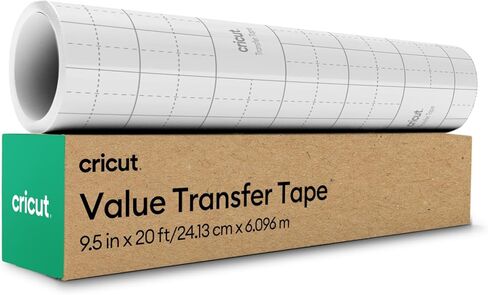 Cricut Value Transfer Tape for Joy Xtra Machine - (9.5in x 20ft Roll) - Easy transfers for Vinyl Projects in Saudi Arabia