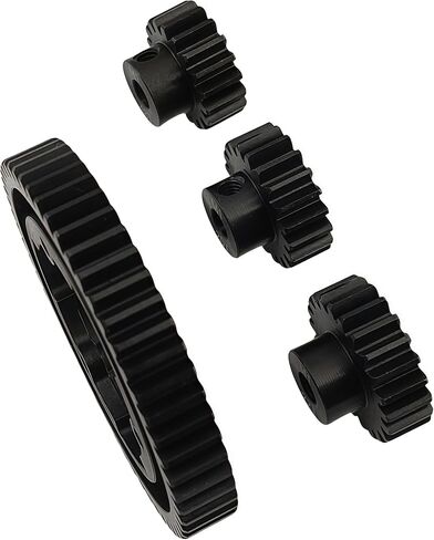 Hardened Steel Spur Gear Set with 18T, 20T & 22T Pinion Gears – Heavy-Duty Upgrade Compatible with Traxxas 1/5 X-Maxx, 1/7 XO-1, 1/10 Maxx & E-REVO 2.0 VXL – Replaces 6447 (54T) in Saudi Arabia