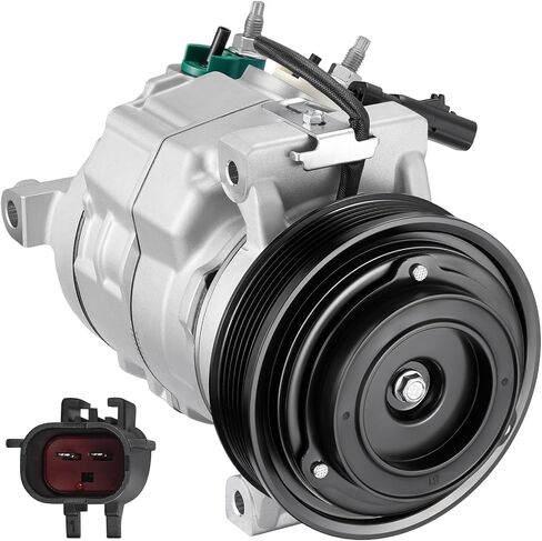 BDFHYK Air Conditioning A/C Compressor with Clutch CO 30017C Compatible with 2011-2020 2.4L 3.6L Dodge Grand Caravan Journey Avenger, Ram C/V, Chrysler Town & Country 200, Volkswagen Routan in Saudi Arabia