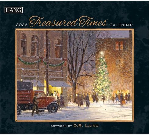 Lang Companies, Treasured Times 2026 Wall Calendar by D.R. Laird, 13.4'' X 12'', 12-Month Calendar with Stapled Binding in Saudi Arabia