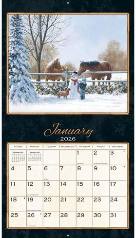 Lang Companies, Treasured Times 2026 Wall Calendar by D.R. Laird, 13.4'' X 12'', 12-Month Calendar with Stapled Binding in Saudi Arabia