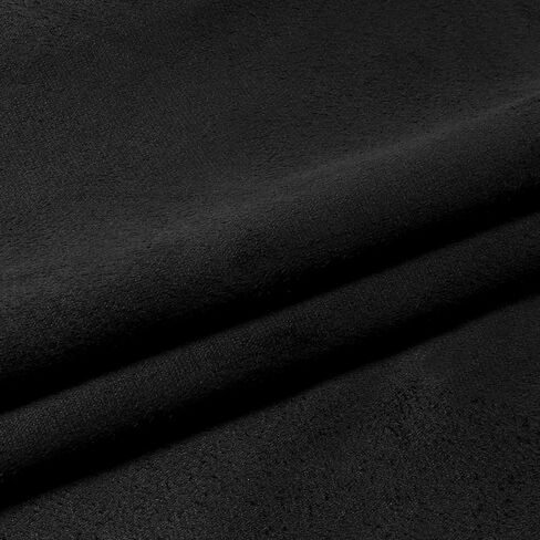 Upholstery Suede Fabric Soft & Smooth Suede Cloth Double-Sided Suede Material Furniture and Car Upholstery for Sofa,Chairs,Pillows,Vehicle Door Panel, Roof (75inchx60inch, Black) in Saudi Arabia