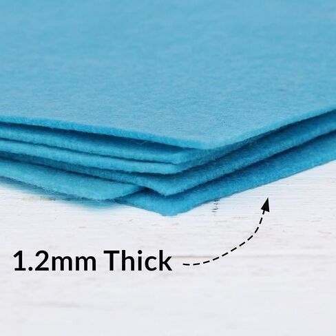 Threadart Premium Felt by The Yard - 36" Wide - Brown | Soft Wool-Like Feel | 1.2mm Thick Fabric for DIY Crafts, Sewing, Crafting Projects | Compatible with Cricut Maker in Saudi Arabia