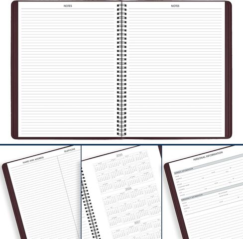 AT-A-Glance 2026 Planner ، أسبوعيًا ، 7 "× 8-3/4" ، متوسطة ، ربع ساعة ، أسود (709510526) in Saudi Arabia