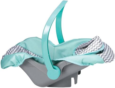 Adora up to 20 Inch Baby Doll Car Seat Carrier Grey Handle Converts to Rocker Lightweight Machine Washable Cover Toy Baby Doll Car Seat Accessory – Zig Zag in Saudi Arabia