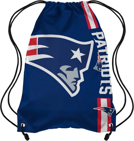 FOCO New England Patriots NFL Alternate Color Big Logo Drawstring Backpack - Red in Saudi Arabia