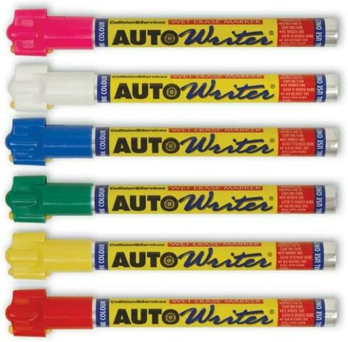 كاتب Auto AutoWriter Als متنوع - (6 عبوات) [أصفر ، أزرق ، أخضر ، وردي ، أحمر وأبيض] (متنوع) in Kuwait