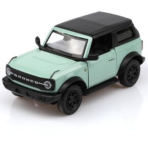 1/36 Scale Ford Bronco Diecast Car Models,Pull Back Vehicles Bronco Toy Cars,Cars Gifts for Boys Girls （Shelter Green）