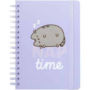 Spiral Notebook Journal Pusheen Cat Official | Hardcover Journaling Notebooks | A5 Notebook | Cute Notebooks | 180 Dotted Pages