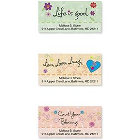 Faith with God Inspirational Sheeted Address Labels