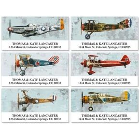 Classic Cars Classic Personalized Address Labels (4 Designs)-مجموعة من 240 ، 5/8 "× 2" ، ملصقات صغيرة من الطبقات المسطحة ، بواسطة صور ملونة
