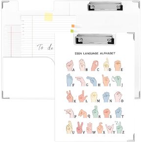 Mental Health Clipboard Folio with Storage Pocket for Office, Inspirational Motivational Padfolio Clip Board with Metal Clip for School Counselor Therapist Women Men, 12.4x9.25 in in Kuwait