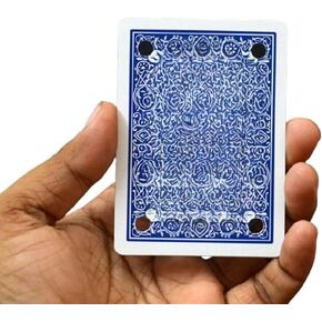 MilesMagic Magician's Hole Shake Matrix Art Gimmick | Highly Visual Impossible Poker Classic Hollow Card Trick | for Street Magic | for Stage Magic Tricks