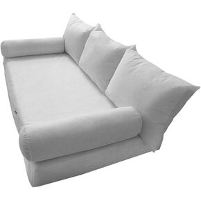 Prolinemax Style 3 Twin Size Mattress Foam, Pillow & Bolster Cushion Polyester Fiberfill Inserts for Outdoor Indoor Daybed Porch Swing Bed | Insert ONLY |