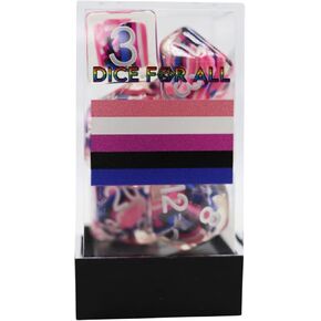 Rainbow Flag RPG Dice Set