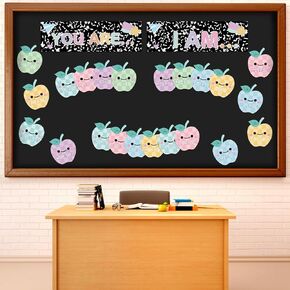 24 Pcs Composition Notebook Classroom Decor Affirmation Station Bulletin Board Set First Day of School Motivational Door Sign for Back to School Classroom Door Wall Porch
