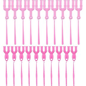 40Pcs Plastic Rubber Band Bracelet Maker Tool Sets, 20Pcs Hooks and 20Pcs Y Type Slingshot Connectors for Necklace Bracelet Weaver Accessorie