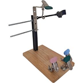 ZZOFSWORM Adjustable Wood Bracelet Jig & Yarn Holder with Phone Stand,6-in-1 Paracord Jig Bracelet Maker for Knitting and Crocheting Bracelets Necklaces Car Hangings