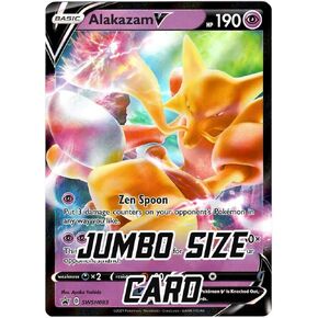 Pokemon Alakazam V - Jumbo Card - SWSH083 - Holo Foil