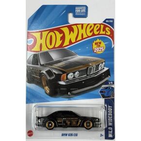 Hot Wheels BMW 635 CSi [Black & Gold], Wild Widebody 1/5, 185/250, 1:64 Scale Diecast Car